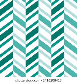 Green gradient herringbone pattern. Herringbone vector pattern. Seamless geometric pattern for clothing, wrapping paper, backdrop, background, gift card.