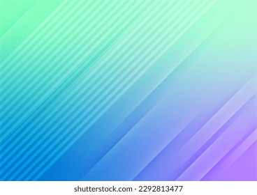 Green gradient line presentation abstract layer modern background. vector illustration.