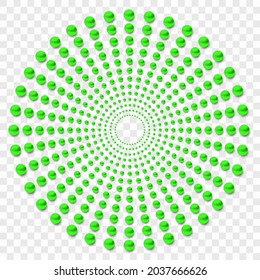 Green gradient luxury background with 3D beads. Vector illustration. - Powered by Shutterstock - Get 15% off with code: PIKWIZARD15