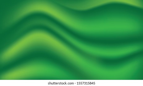 Green gradient mesh background for beauty, cosmetics, spa. eco wave background. Cover design. vector illustration
