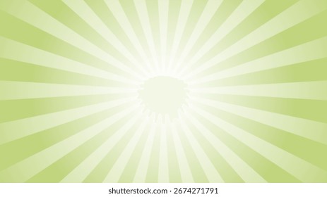 Ilustración de fondo de radiación degradada verde