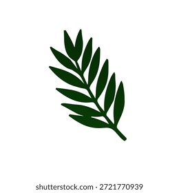 Vector de silueta degradada verde con estilo minimalista moderno