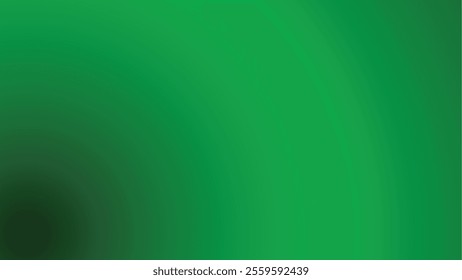 Green gradient smooth abstract background for backdrop or presentation