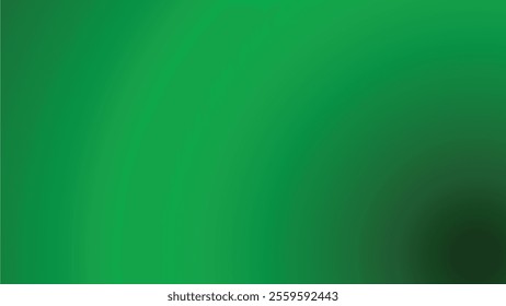 Green gradient smooth abstract background for backdrop or presentation