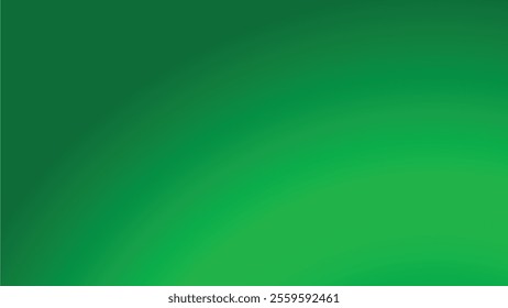 Green gradient smooth abstract background for backdrop or presentation