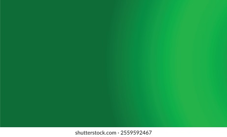Green gradient smooth abstract background for backdrop or presentation
