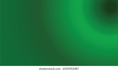 Green gradient smooth abstract background for backdrop or presentation