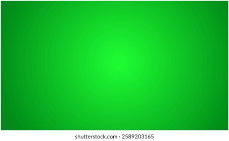 Green gradient spotlight in light colors, Perfect for product background cover. Bright colors gradient. Vector illustration
