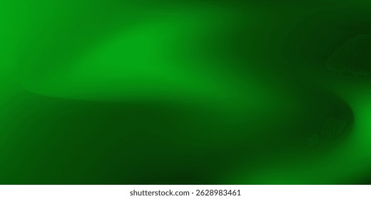 green gradient studio room, abstract background pattern, walls and floor reflect neon lights, dark tones and feel speed of digital technology