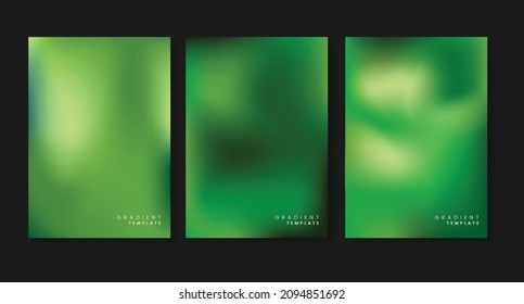 Green gradient template  green gradient background 