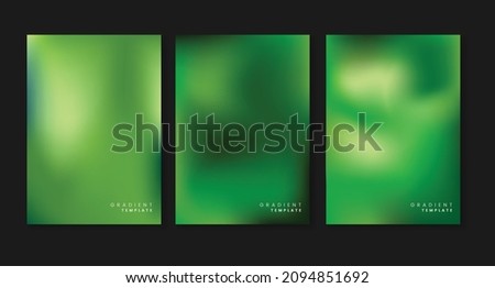 Green gradient template, green gradient background 