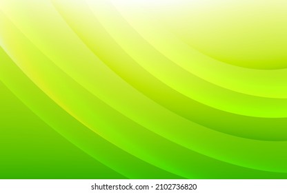 Fondo ondulado de gradiente verde. Fondo del fluido verde. Ilustración vectorial