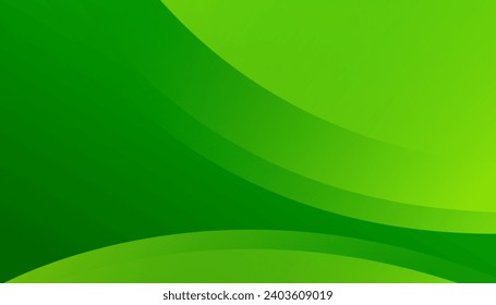 Green gradient wavy background. Modern minimal vector design template. great for fashion, poster, web, banner, page, cover, social, media, card, ads