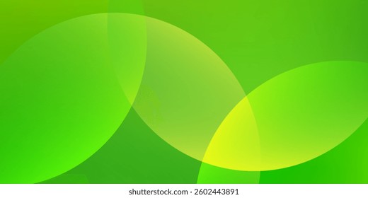 Green gradient wavy background. Vector illustration
