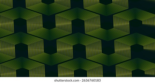 green gradient yellow background with hexagon geometric lines pattern. Abstract shiny hexagon lines. Futuristic technology concept - Powered by Shutterstock - Get 15% off with code: PIKWIZARD15