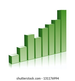 Green Graph Stock Vector (Royalty Free) 131176994 | Shutterstock