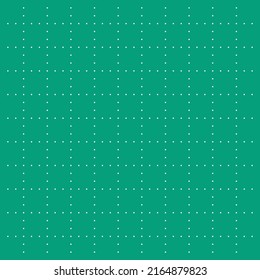 Green Graph Paper With White Dotted Lines