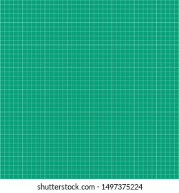 Green graph paper and white lines