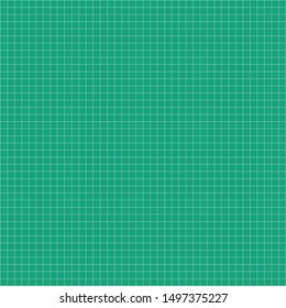 Green graph paper and white lines