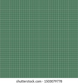 Green graph paper and white lines