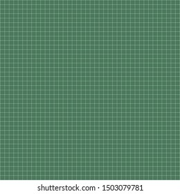 Green graph paper and white lines