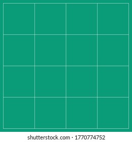Grünbuch mit weißen Linien