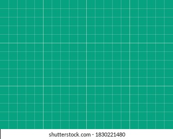 Green graph paper and white lines