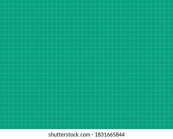 Green graph paper and white lines