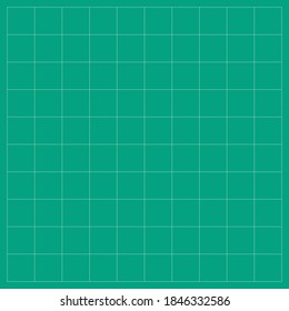 Green graph paper with white lines, square