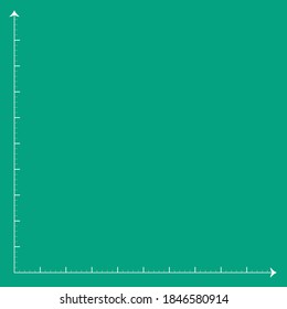 Green graph paper with white lines and black xy lines