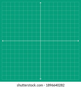 Green graph paper with white lines and white xy lines