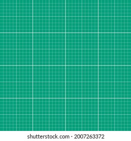 Green Graph Paper With White Lines, Square