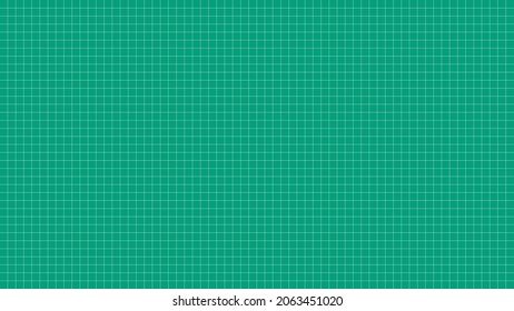 Green Graph Paper With White Lines, Square