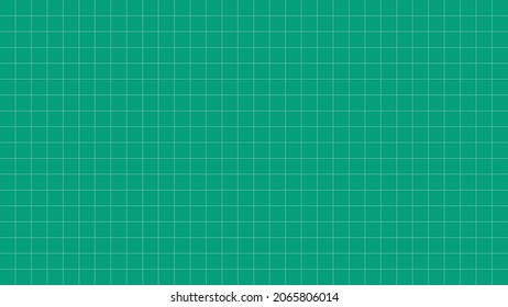 Green Graph Paper With White Lines, Square