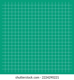 Papel gráfico verde con líneas blancas, cuadrado