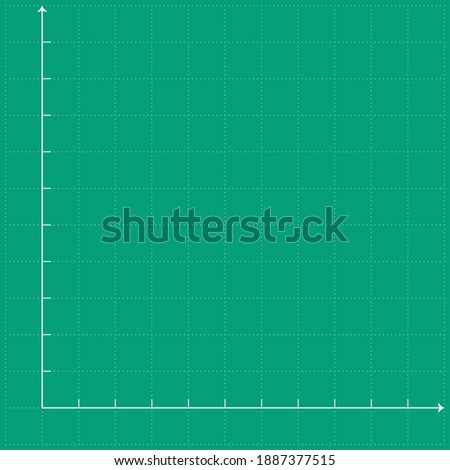 Green graph paper with white lines and white xy lines