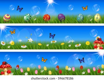 Green grass background