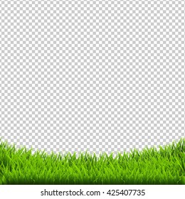 透明な背景に緑の草の枠 ベクターイラスト のベクター画像素材 ロイヤリティフリー Shutterstock