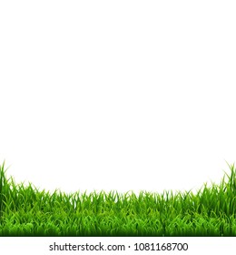 Grüne Grasgrenze, Vektorgrafik
