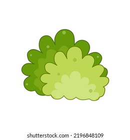 Green Grass for children's book illustrations or infographics. A Simple flat vector design