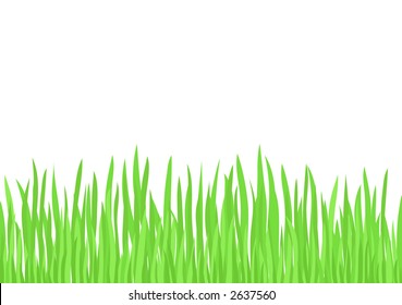 Green Grass (editable vector image) - also available rasterized jpeg in my portfolio