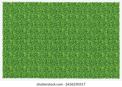 Green grass field background. Texture of green lawn grass. Green grass seamless texture. Vector illustration.