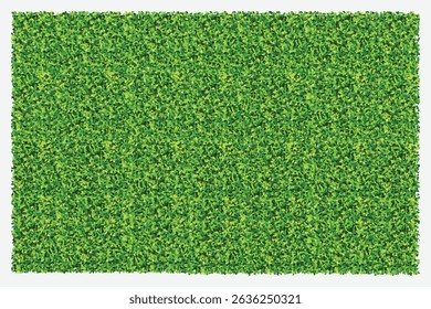Green grass field background. Texture of green lawn grass. Green grass seamless texture. Vector illustration.