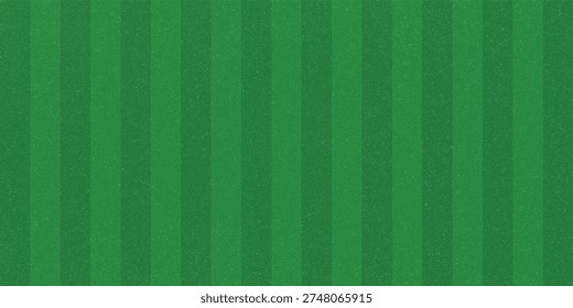 Green grass field concept background. Abstract striped turf effect texture. Artificial sport field surface design for football, baseball, soccer game. Golf lawn imitation ground wallpaper. Vector