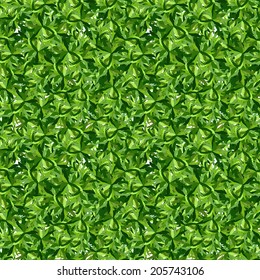 Green grass field. Seamless vector illustration