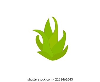 Green grass. Gazon. Vector icon. web version.