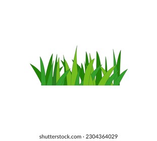 Green grass. Gazon. Vector icon. web version.
