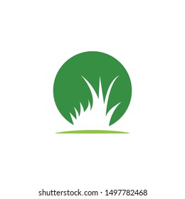 Green grass graphic design template vector isolated