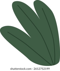 Green grass herbs vector illustration