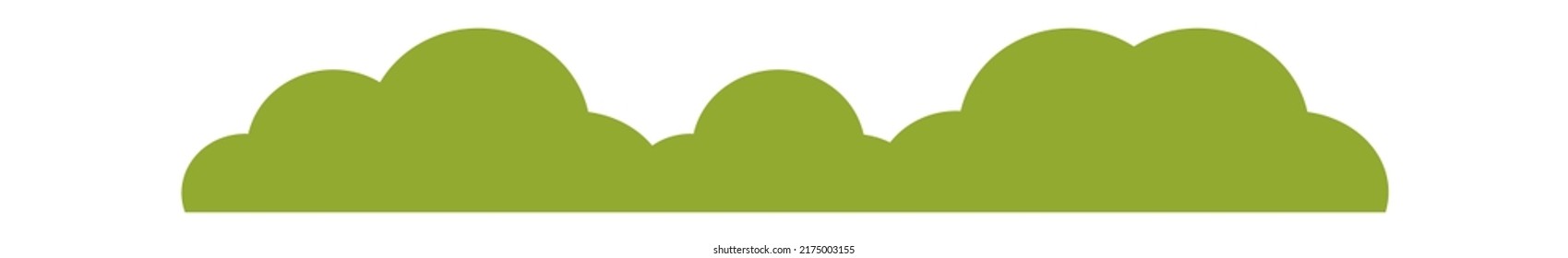 Green grass icon. Vector illustration